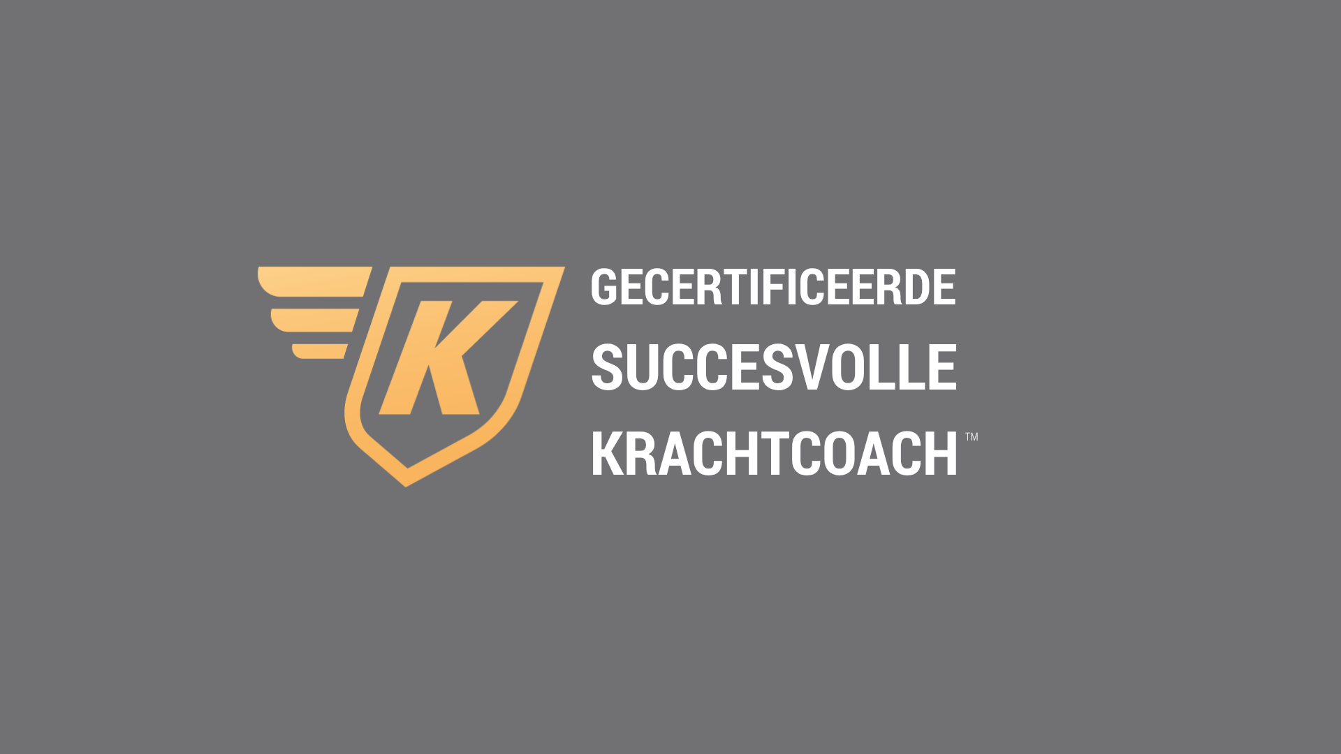 Badge: Gecertificeerde succesvolle KrachtCoach